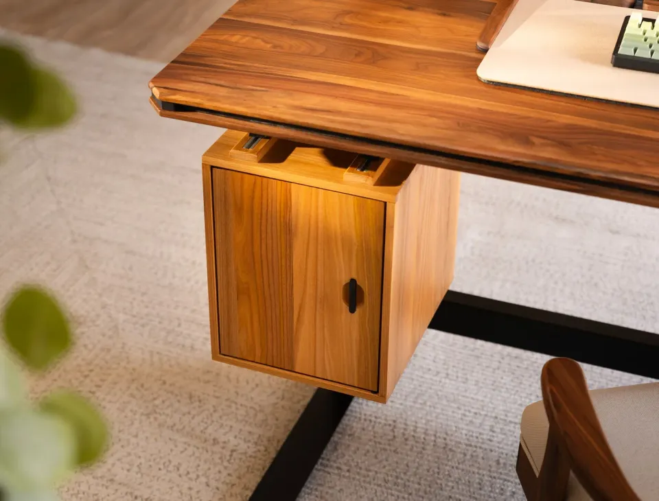 Wyrmwood Cubby mobiletto scrivania 2 ripiani con anta
