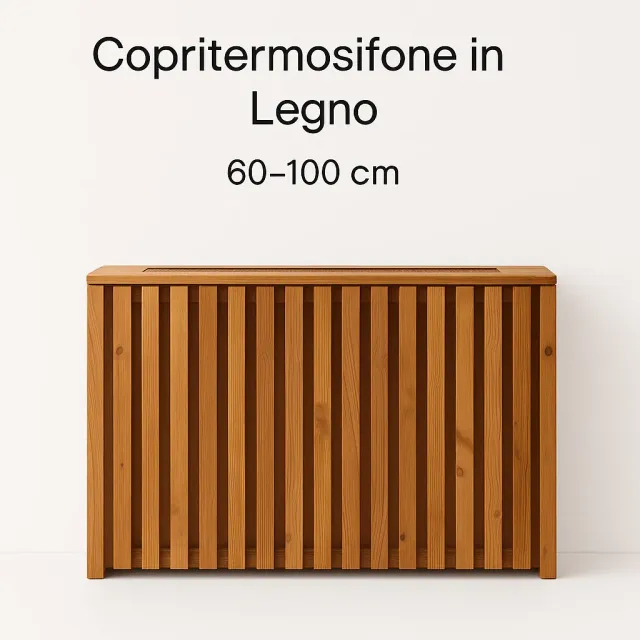 XLAB copritermosifone legno massello listelli 100 cm
