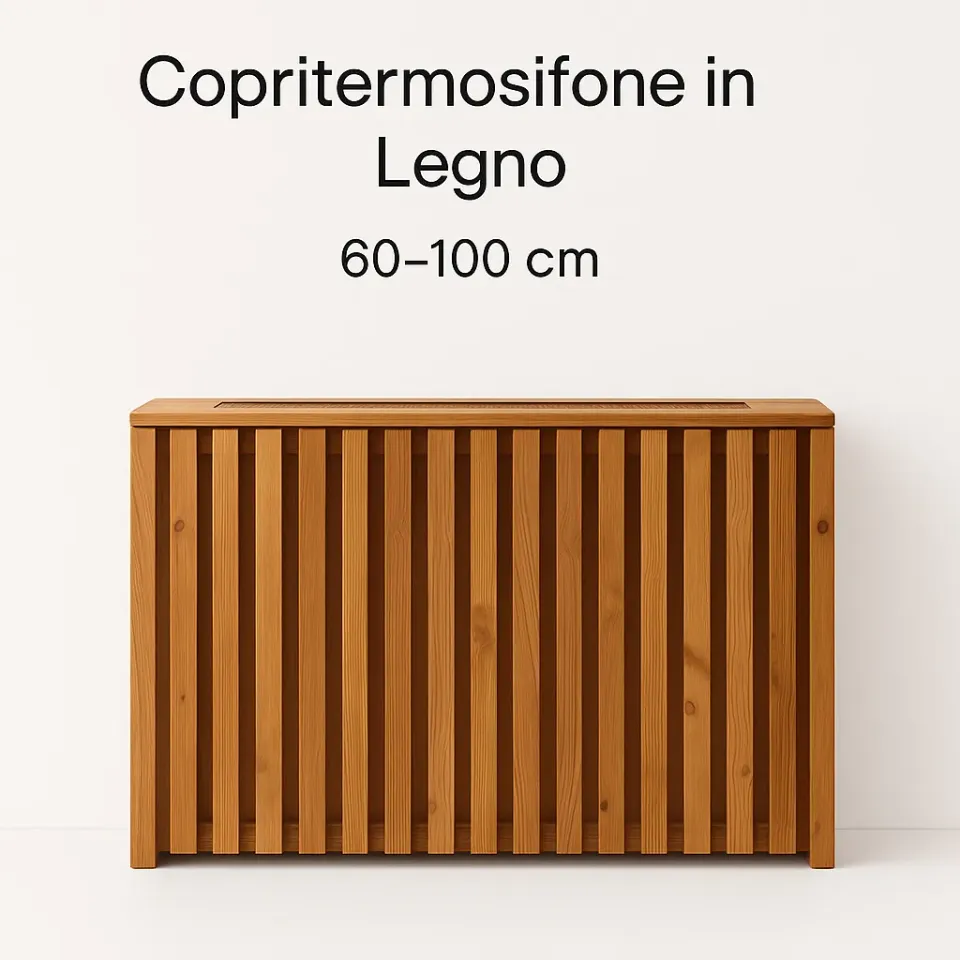 XLAB copritermosifone legno massello listelli 100 cm