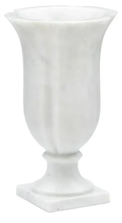 Maitland Smith Aurelian urna marmo piedistallo 51cm