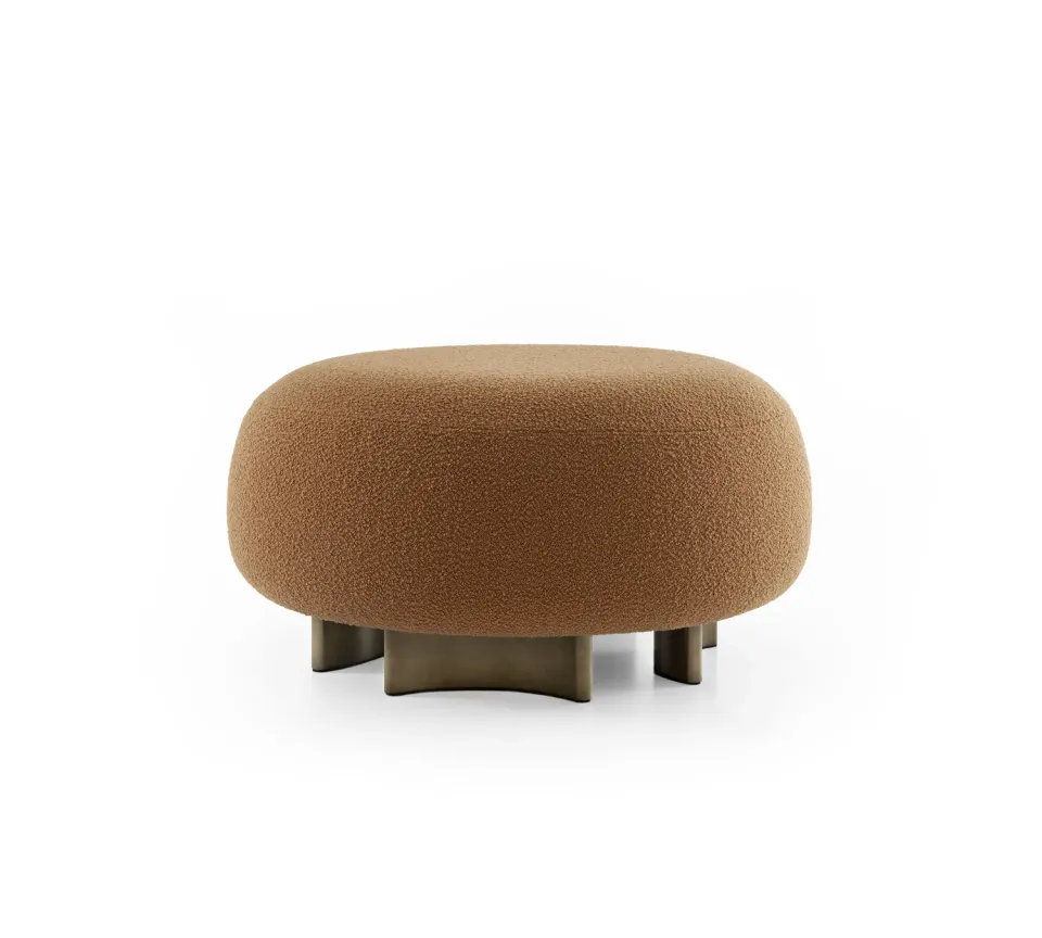 Morica Design Punto e Virgola Pouf Sfoderabile Legno
