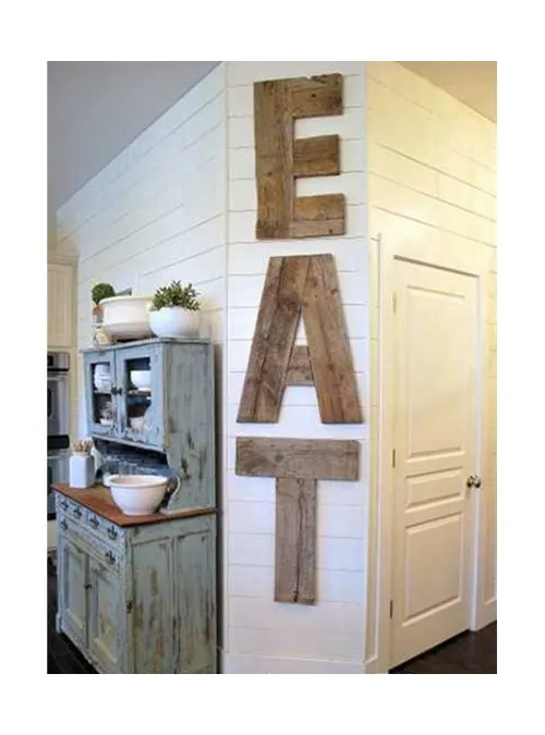 XLAB Design EAT decorazione parete legno massello