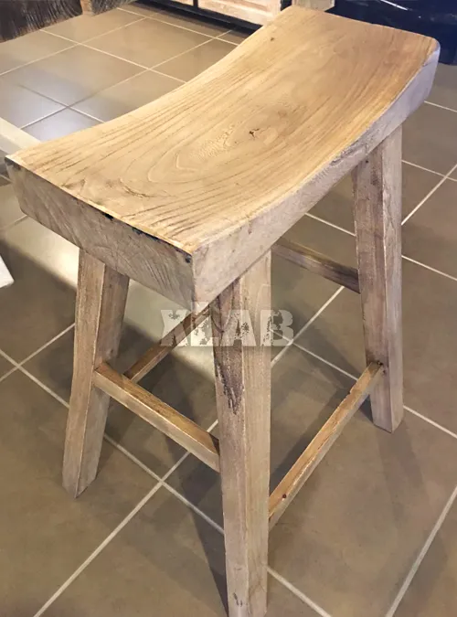 XLAB Design Barry sgabello alto legno massello