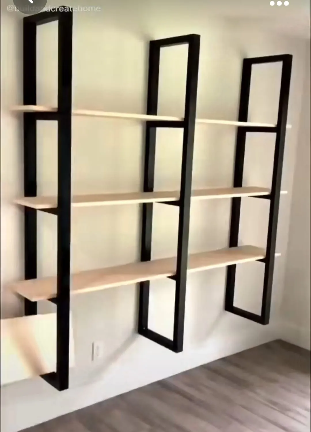 Sicily Wood Maker libreria 5 mensole 100x25 h240 legno massello