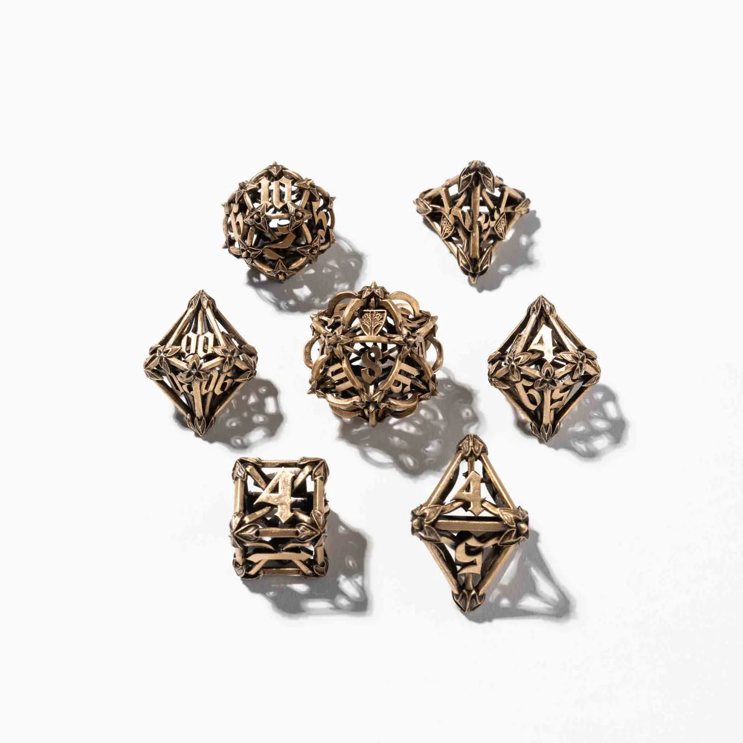 Wyrmwood Ember Forge Set of 7 dadi bronzo 7 pezzi