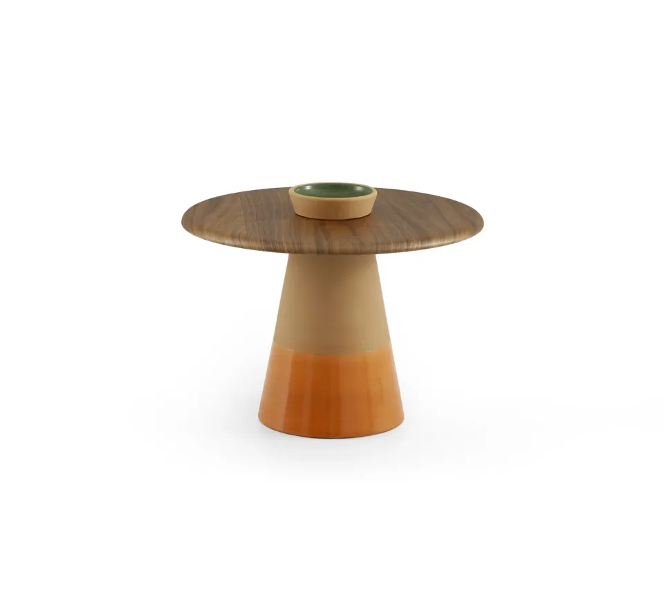 Morica Design Sablier tavolino alto argilla portaoggetti