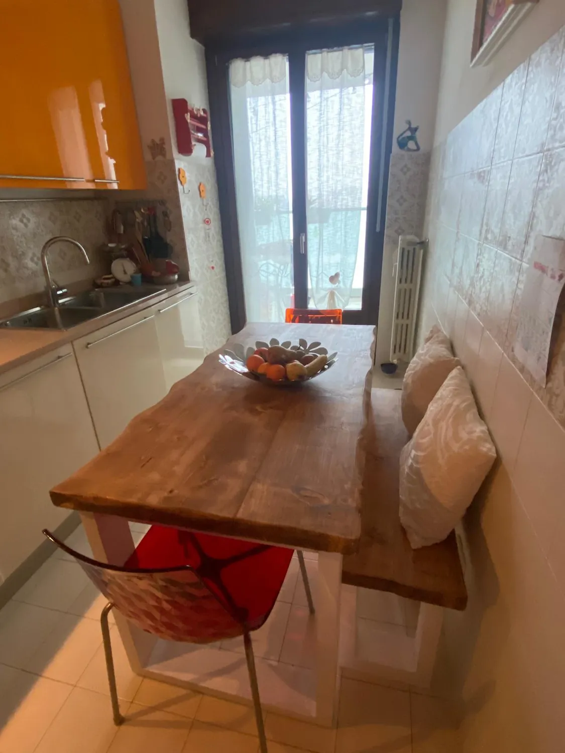 Sicily Wood Maker tavolo larice massello 200x80x5 fatto a mano