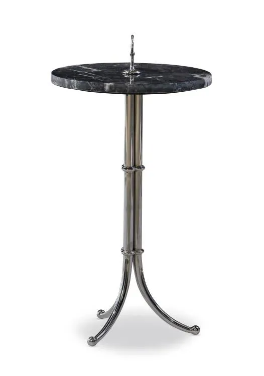 Maitland Smith Corbet tavolino marmo nero 58 cm