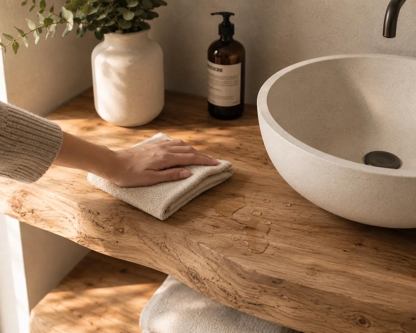 XLAB Design IdroWood X100 mensola bagno su misura idrorepellente