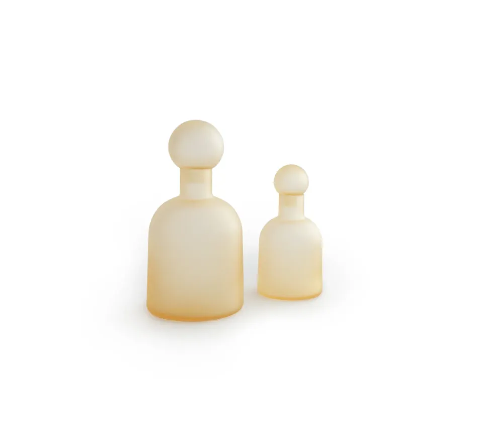 Morica Design Ampolla vaso vetro ambra satinato