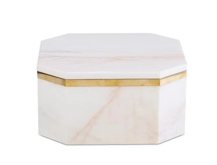 Maitland Smith Andros Scatola Marmo Large 26,7 cm
