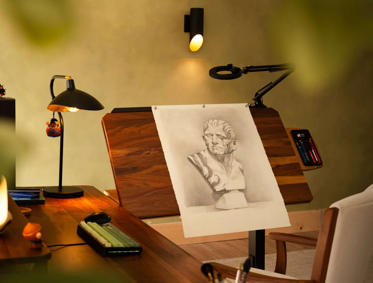 Wyrmwood Desk Extension scrivania ad angolo modulo inclinabile