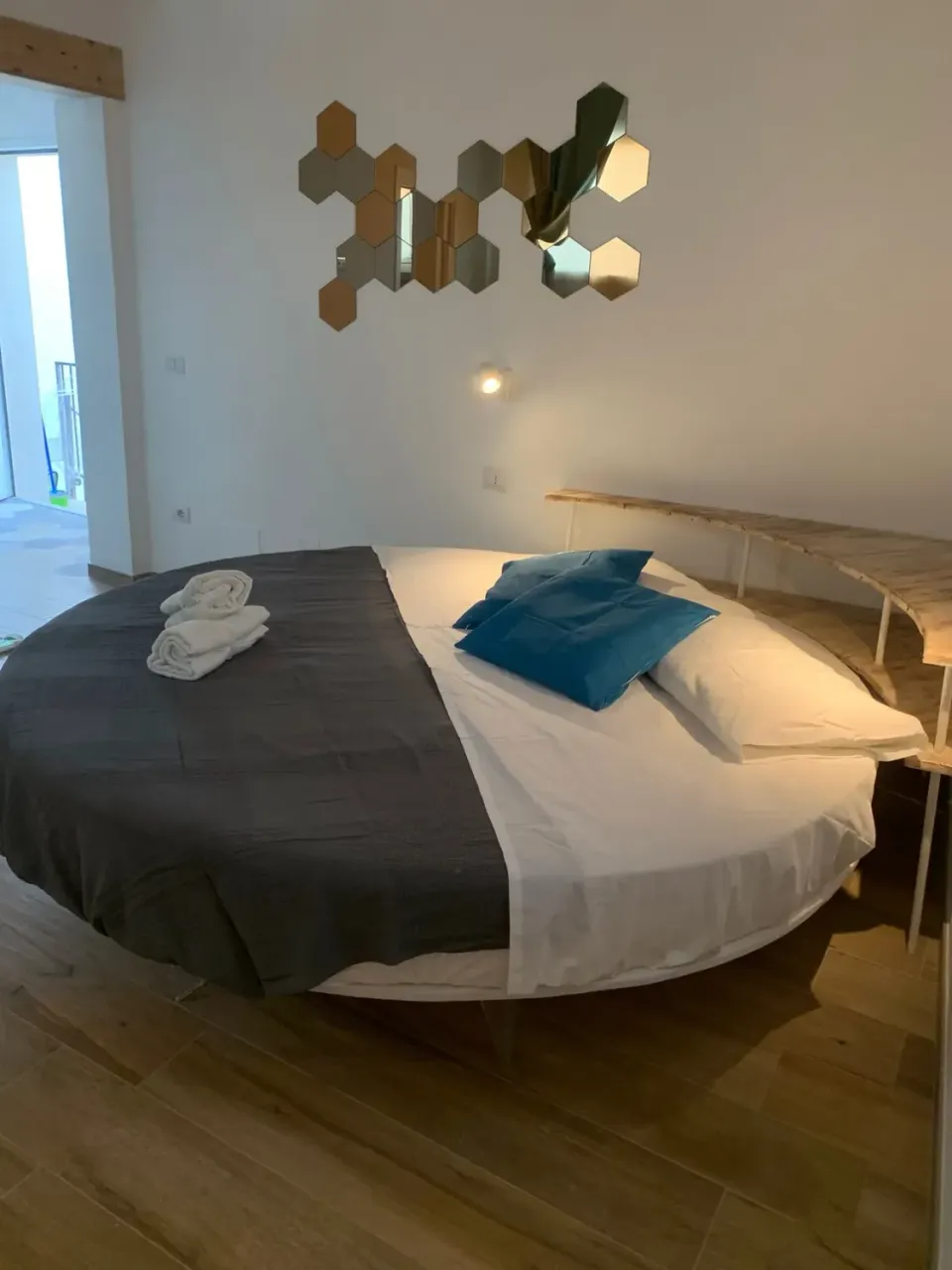 Sicily Wood Maker letto sospeso legno massello matrimoniale