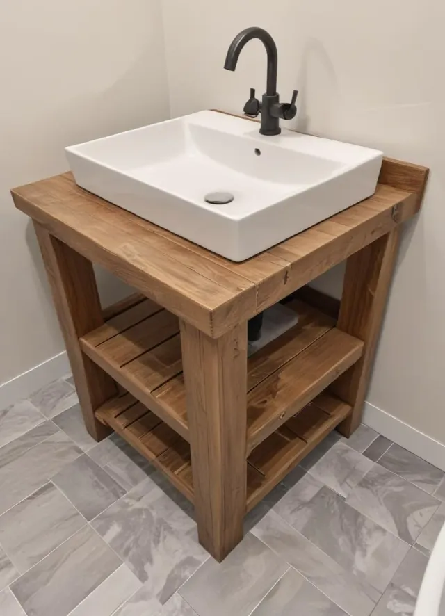 XLAB Design Vilma mobile bagno legno massello