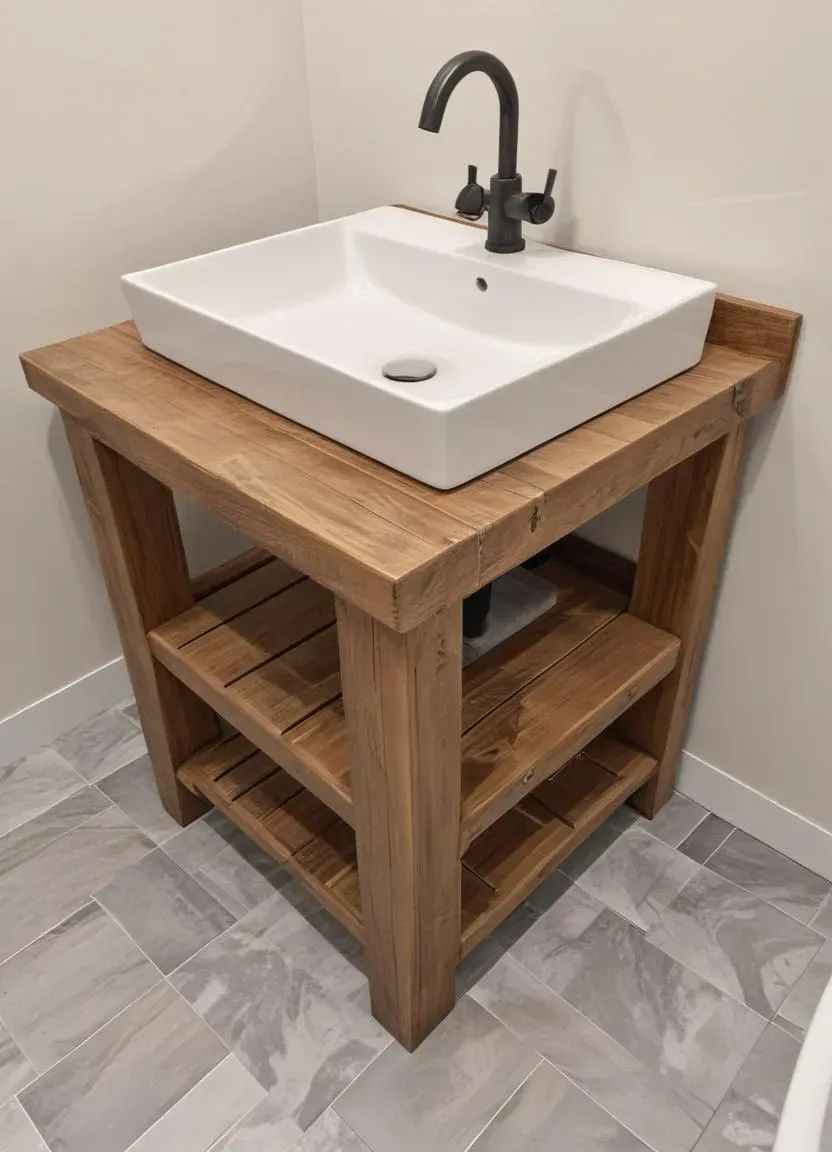 XLAB Design Vilma mobile bagno legno massello