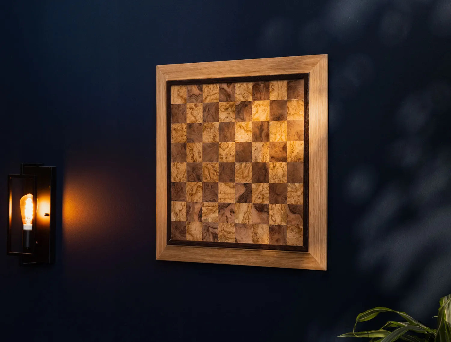Wyrmwood Gaming Scacchiera Legno 2,25" Magnetica da Parete