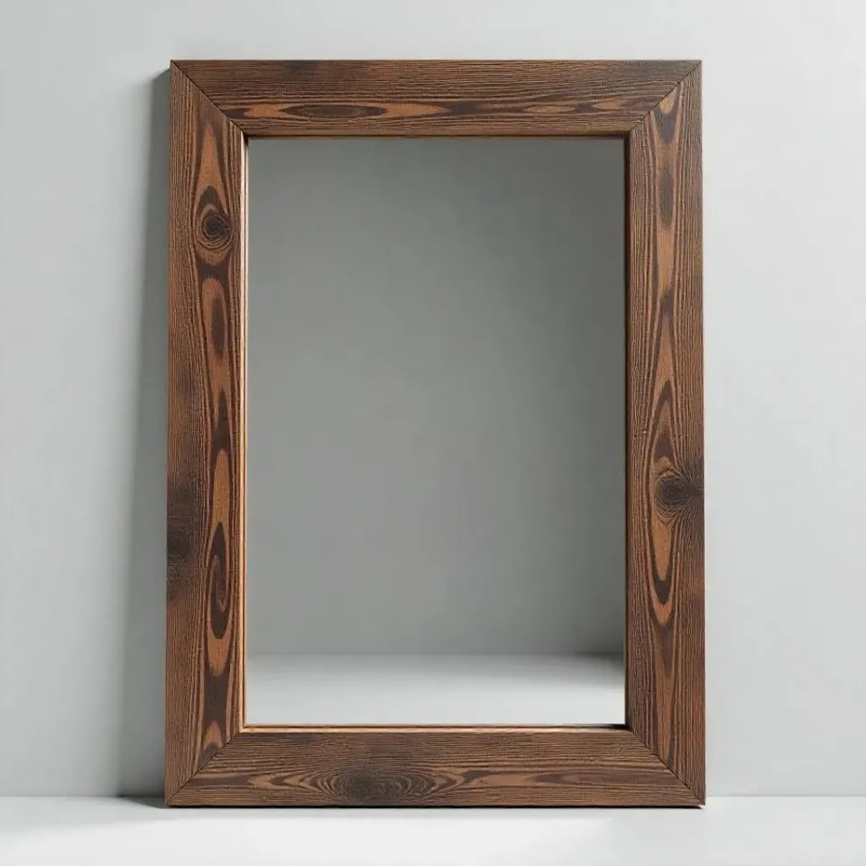 XLAB Design specchio cornice legno massello 80x150