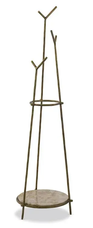 Maitland Smith Oswald appendiabiti ferro battuto 167,6 cm