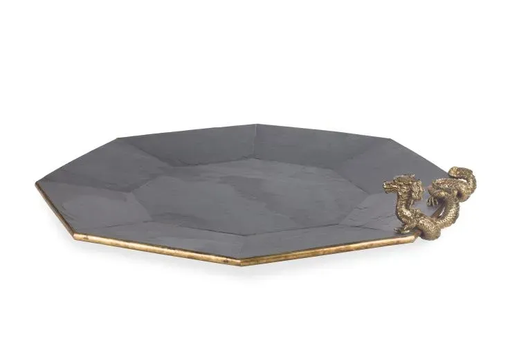 Maitland Smith Octagon vassoio ottagonale 51 cm pietra