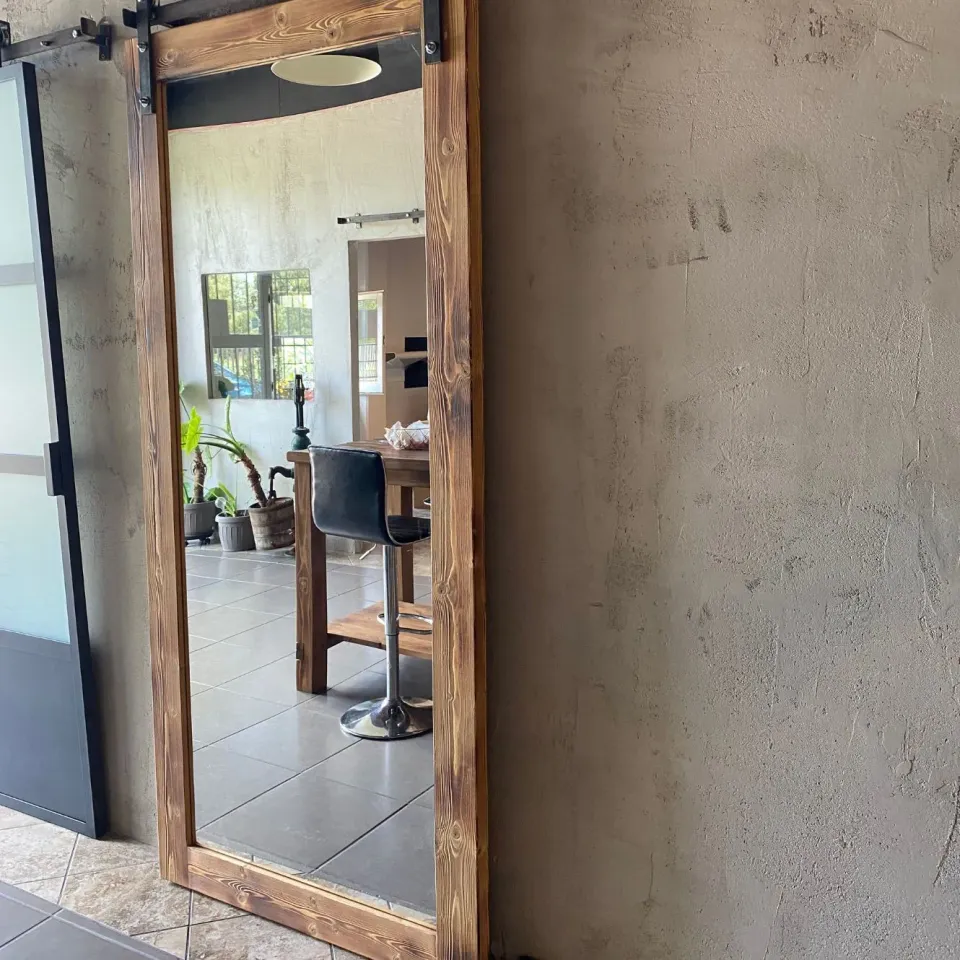 XLAB Design Alia porta scorrevole 220x100 legno a specchio