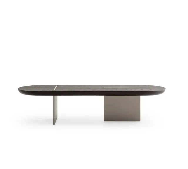 Morica Design Baguette Basse tavolino legno basso rotondo