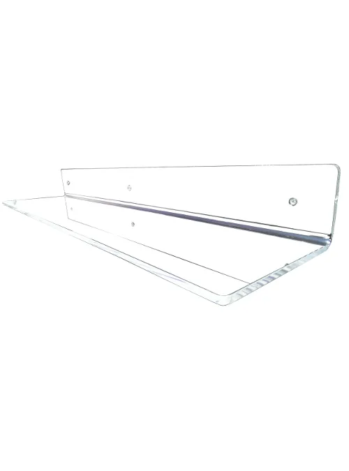 XLAB Design Mensola Plexiglass Trasparente L 30 cm muro