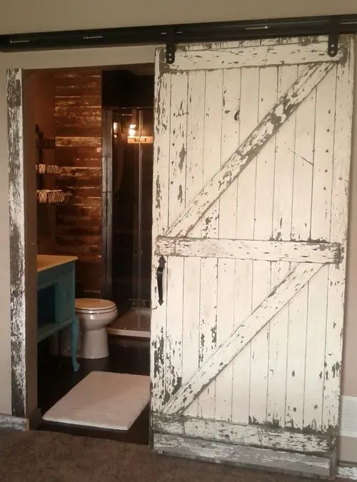 XLAB Design Dennis porta scorrevole barn door shabby chic legno