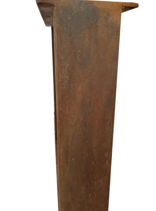 XLAB Design Python coppia gambe tavolo ferro effetto ruggine
