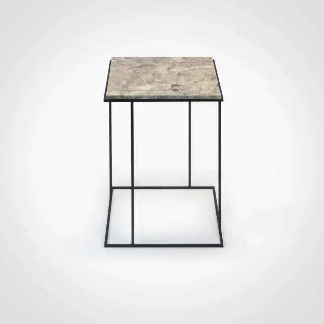 Stilts FramE Tavolino Travertino Fossil