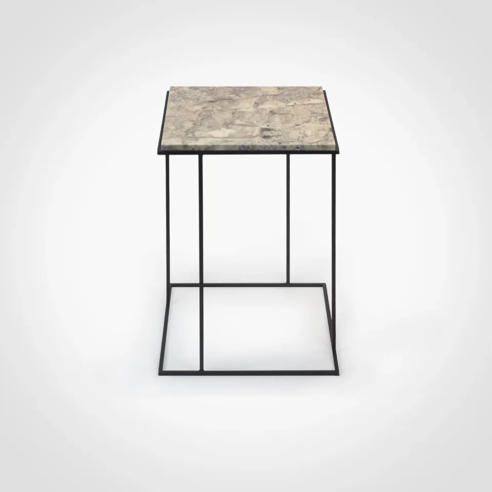 Stilts FramE Tavolino Travertino Fossil