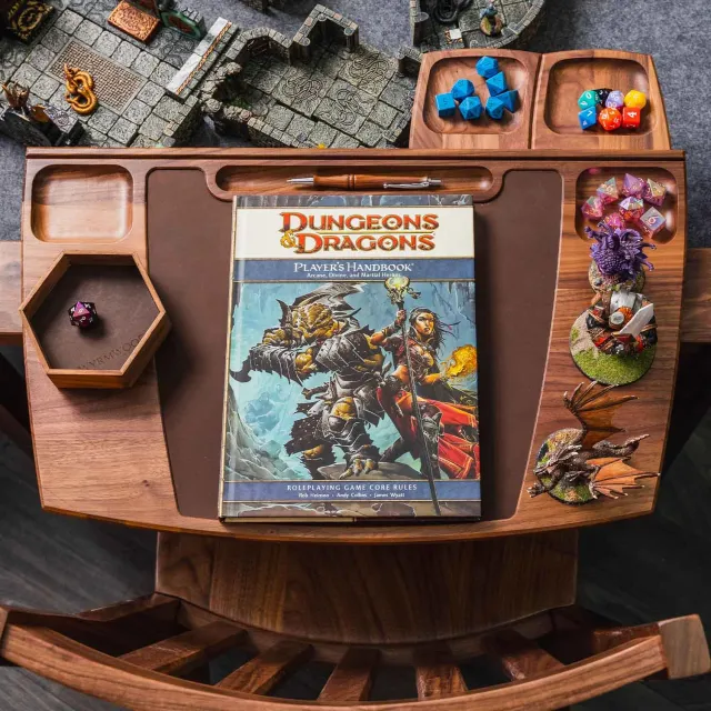 Wyrmwood Player Desk postazione gioco pelle