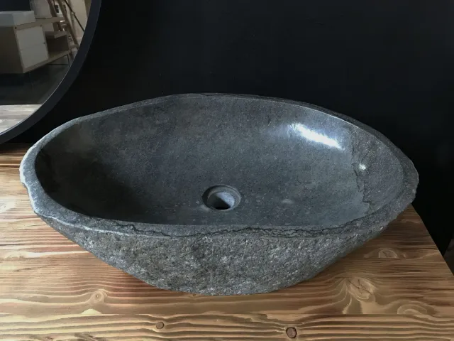 XLAB Design Khons Lavabo Appoggio in pietra naturale