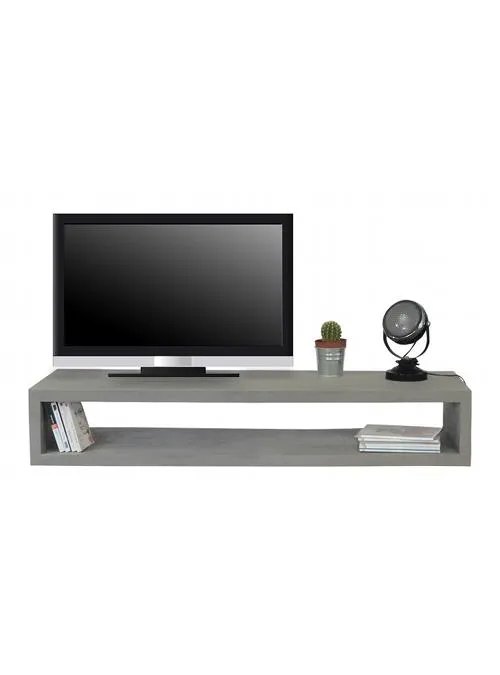 XLAB Design Concrete mobile porta TV basso effetto cemento