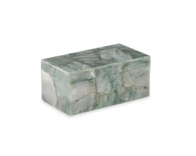 Maitland Smith Small Green scatola avventurina verde