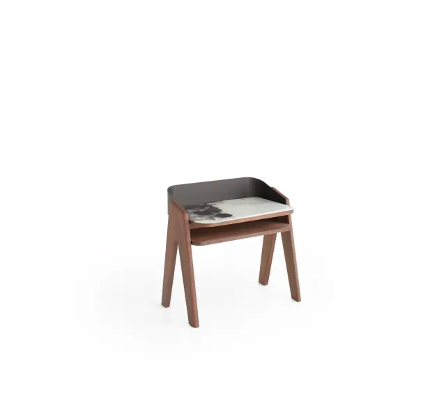 Morica Design Bavero consolle scrivania vetro marmo