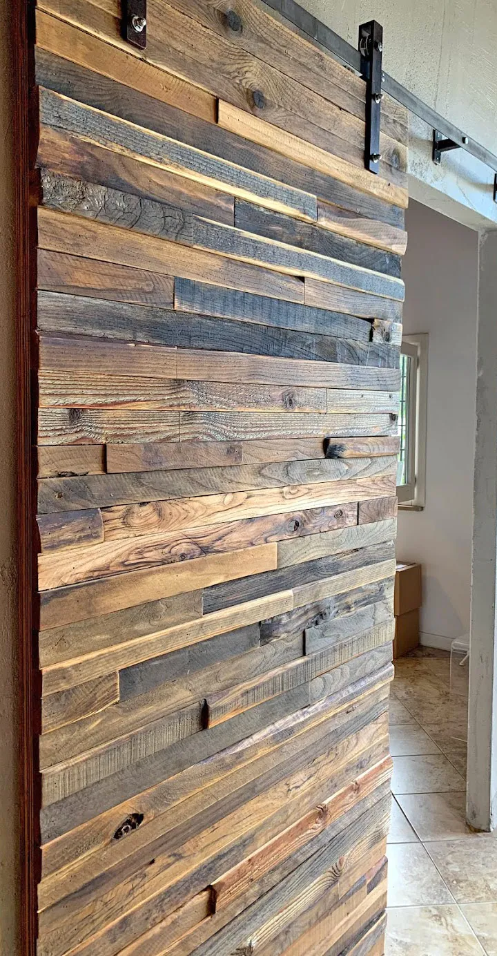 XLAB Design Fabius porta scorrevole legno recupero barn door