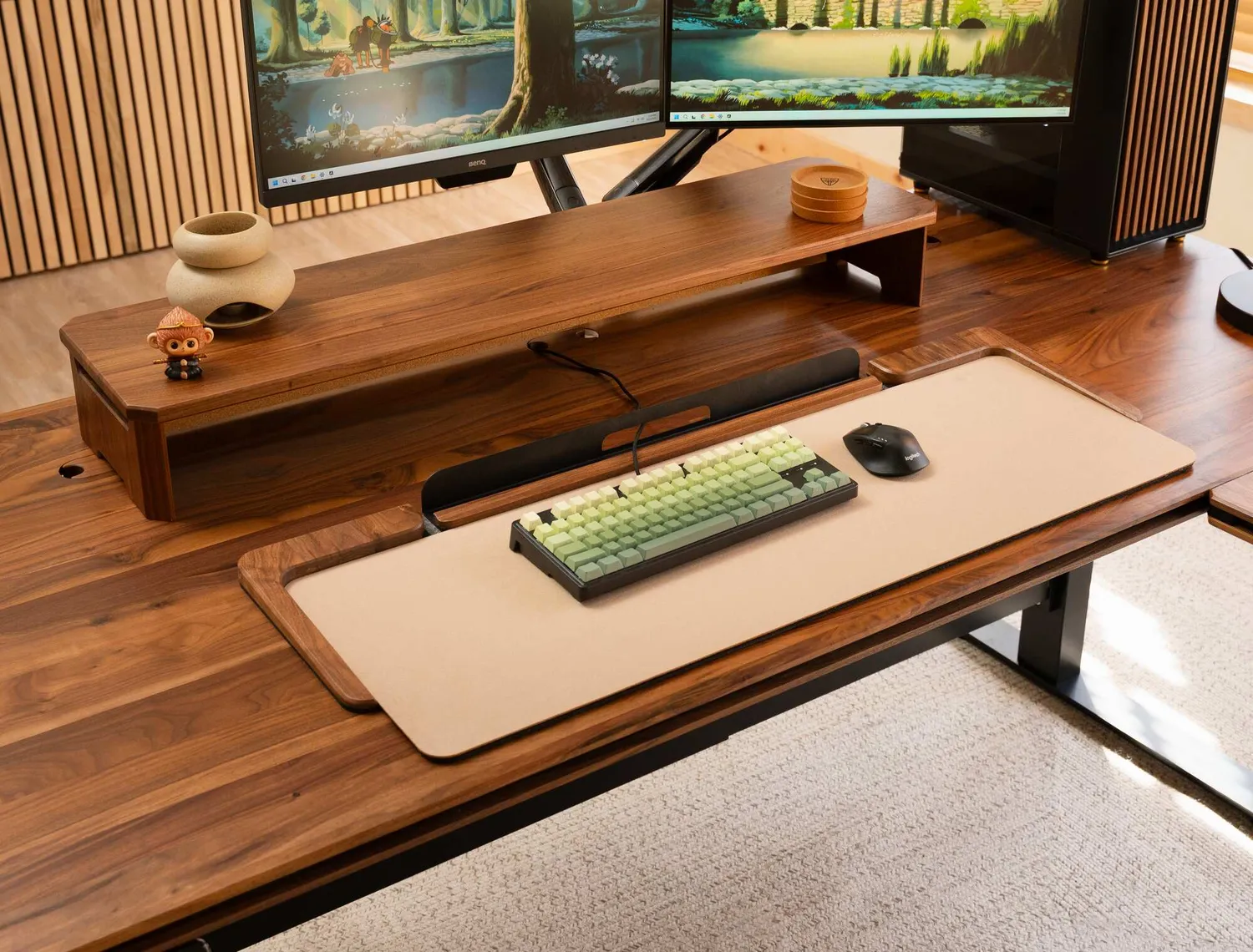 Wyrmwood Desk Pad tappetino scrivania imbottito con cornice