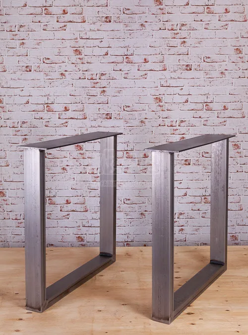 XLAB Design Brooklyn gambe tavolo ferro anticato coppia 80x40