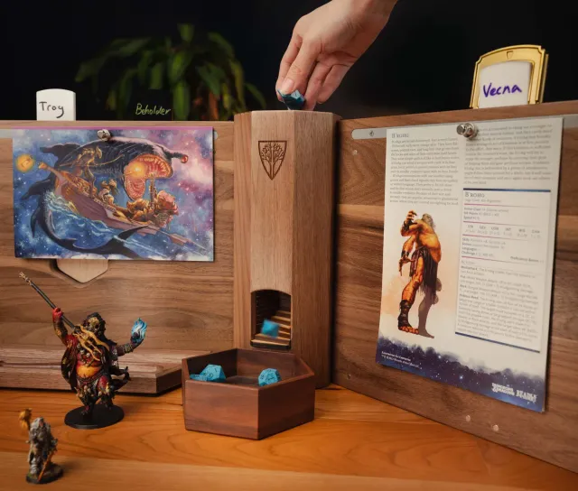 Wyrmwood Gaming Two Way Dice Tower torre dadi a doppia uscita