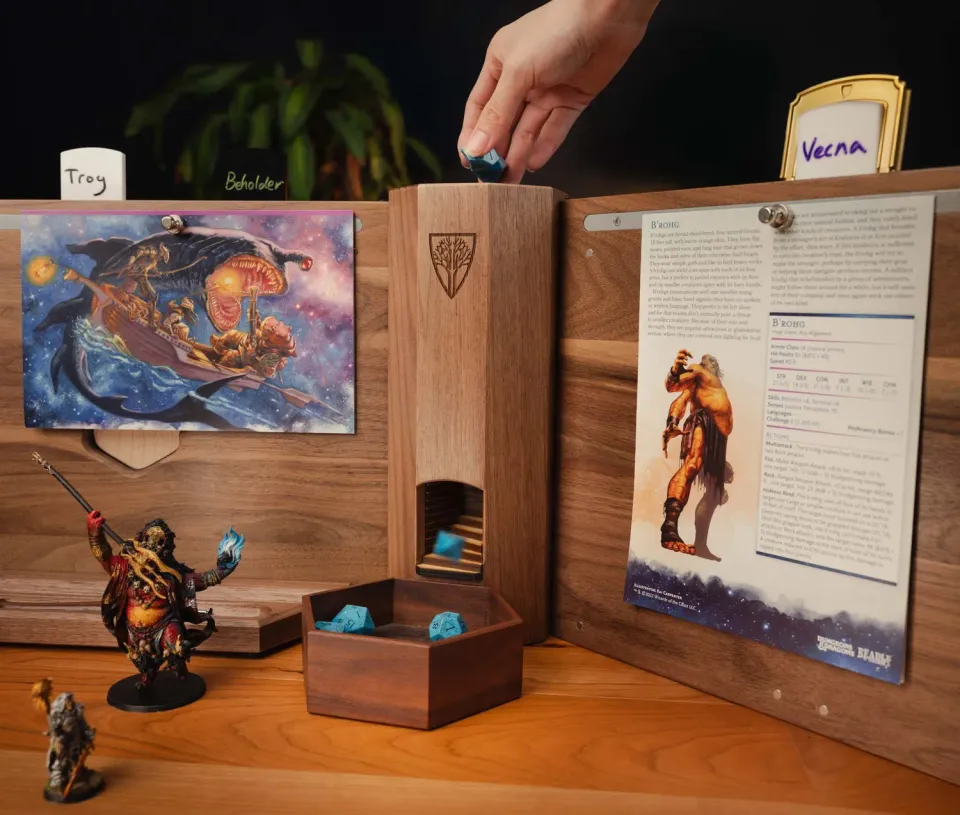 Wyrmwood Gaming Two Way Dice Tower torre dadi a doppia uscita