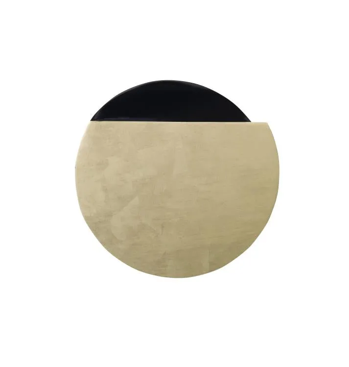 Maitland Smith Conical Spot tavolino nero oro 45 cm