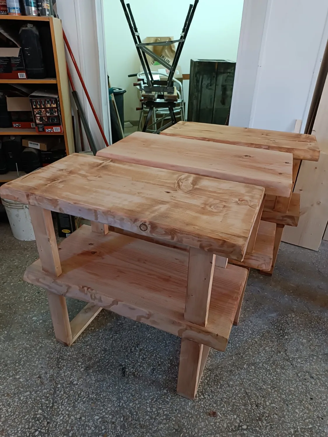 Sicily Wood Maker mensola bagno 100x40x5 legno