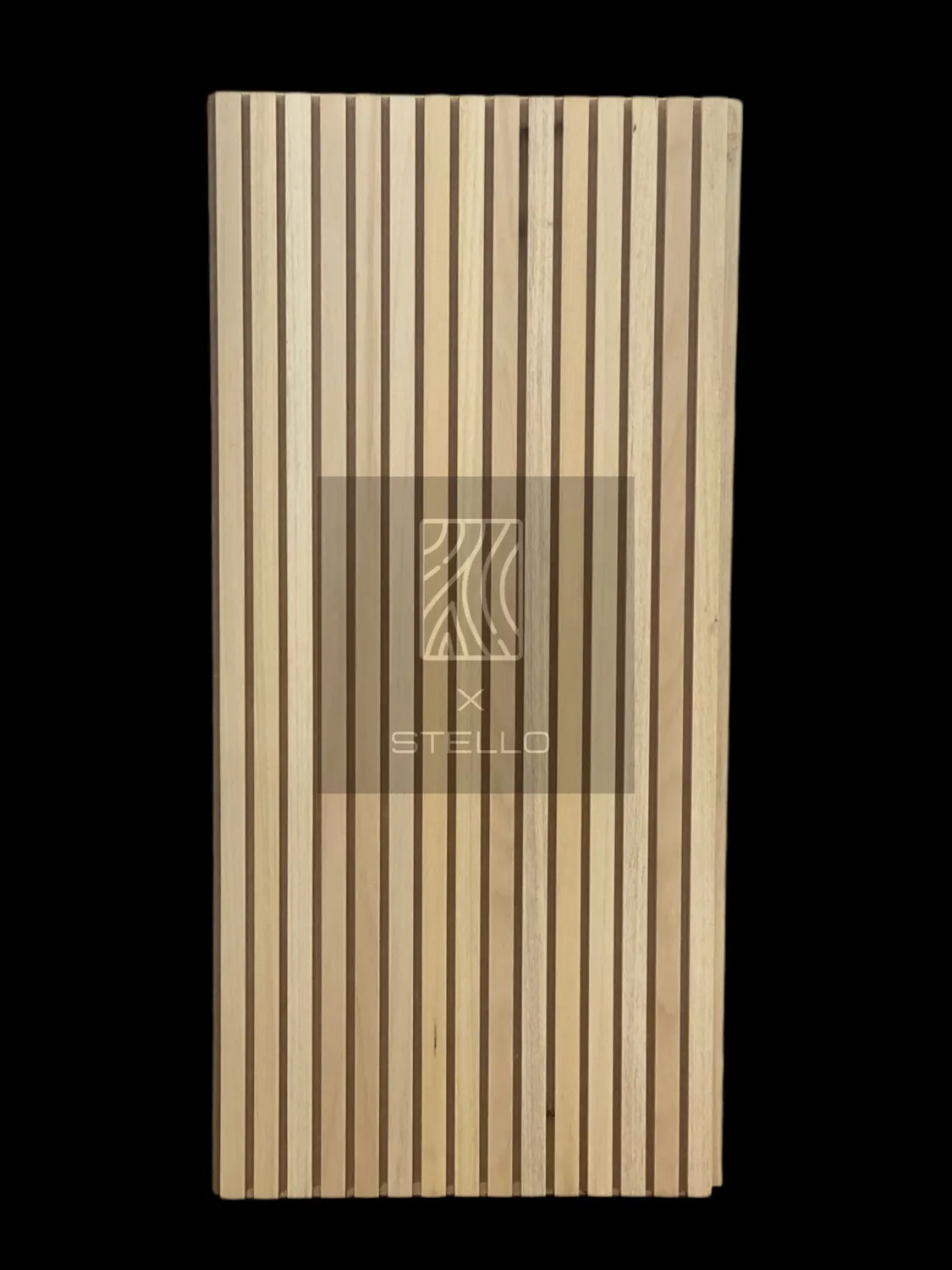 XLAB Design boiserie pannello listelli noce scuro 60x260