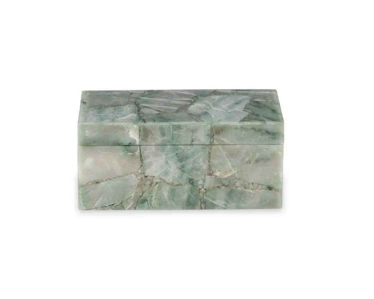 Maitland Smith Small Green scatola avventurina verde