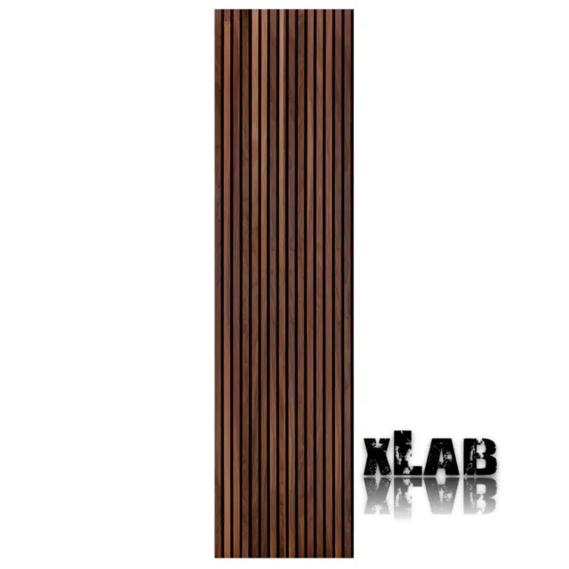 XLAB Design pannello boiserie listello cannettato teak 52x290