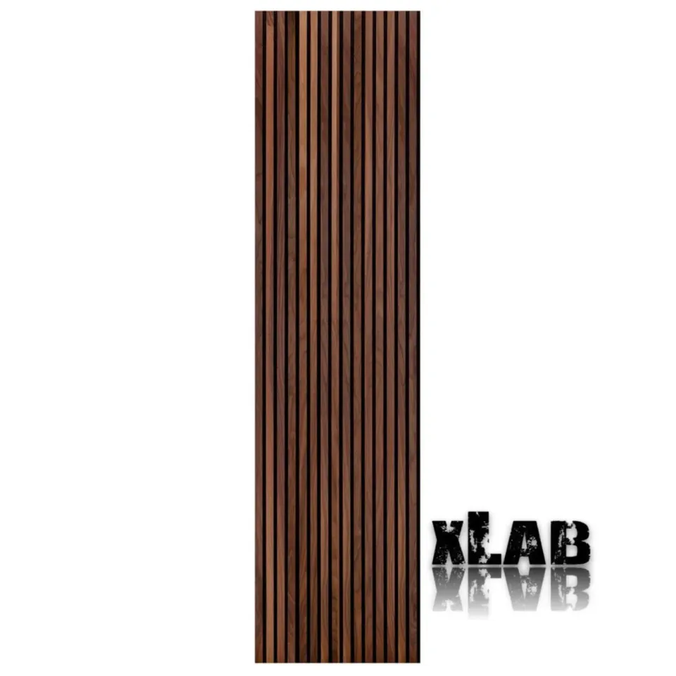 XLAB Design pannello boiserie listello cannettato teak 52x290