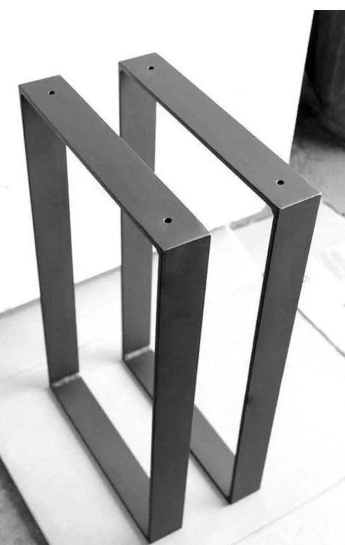Sicily Wood Maker Max Line gambe tavolo in ferro