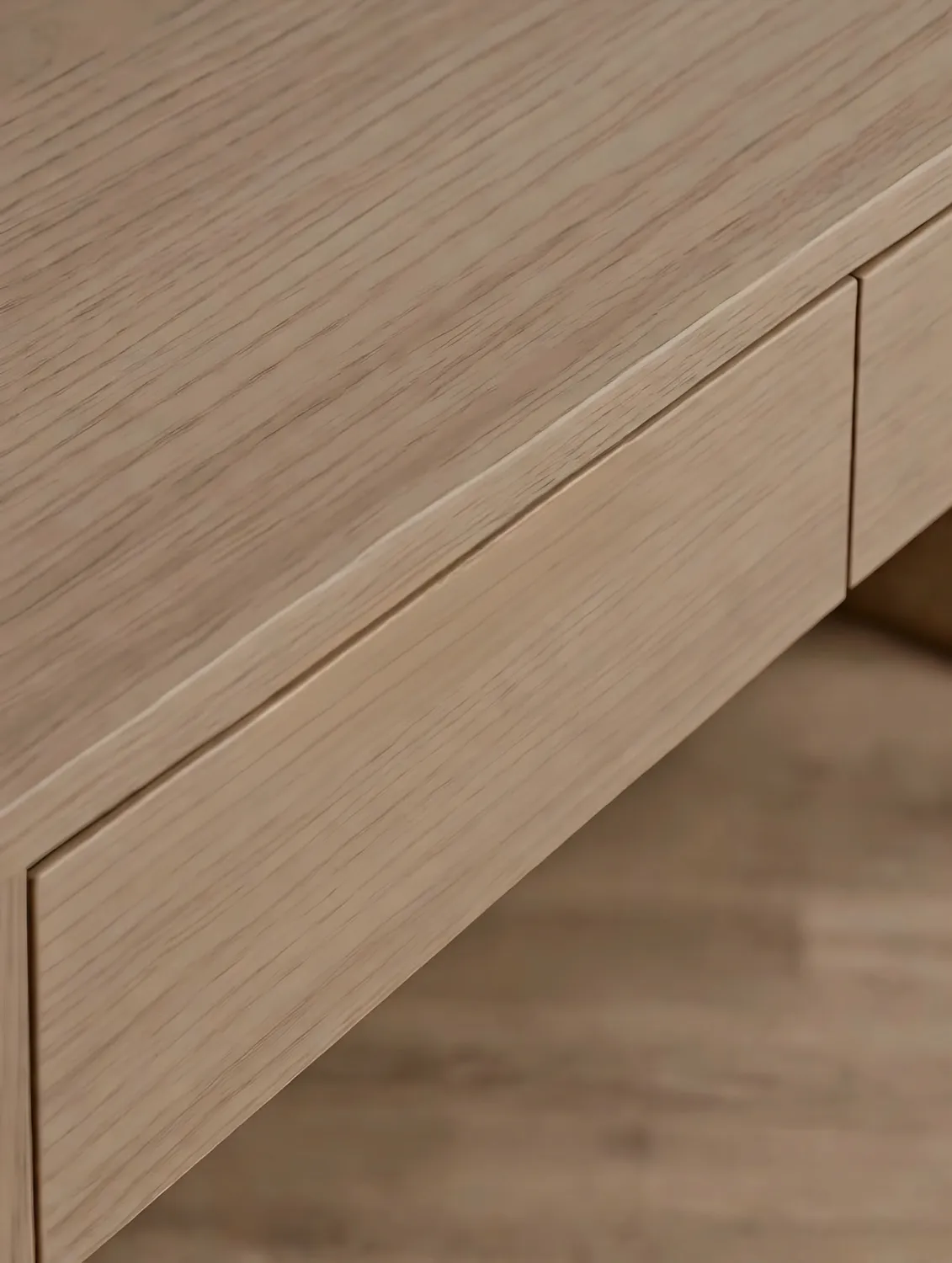 XLAB Design scrivania sospesa parete legno con cassetti