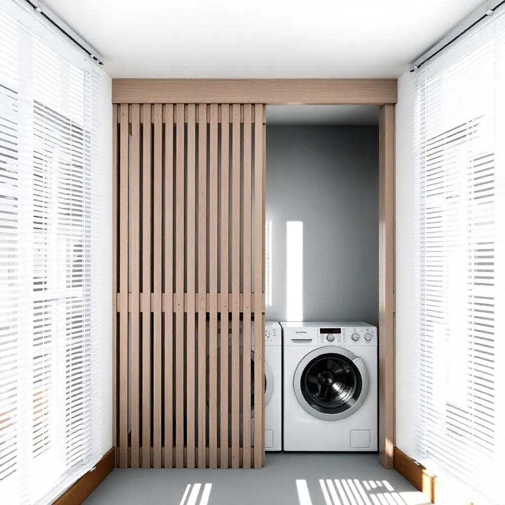 XLAB Design porta scorrevole legno doghe verticali binario scomparsa