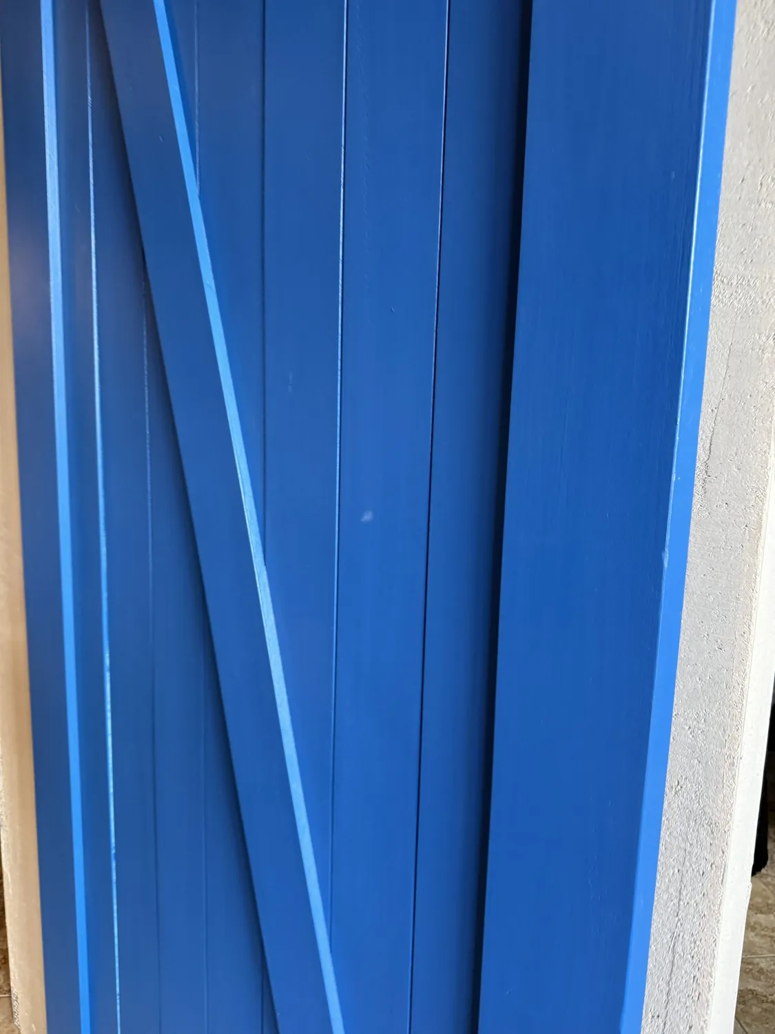 XLAB Design Barndoor porta scorrevole blu oceano 100x220 legno